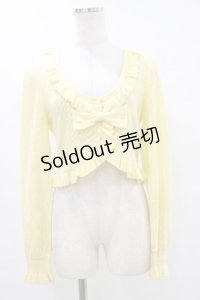 metamorphose / ハートすかしあみボレロ Free イエロー H-25-07-11-026-ME-TO-NS-ZH