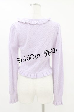 画像2: metamorphose / ハートすかしあみボレロ Free ラベンダー H-25-07-11-027-ME-TO-NS-ZH