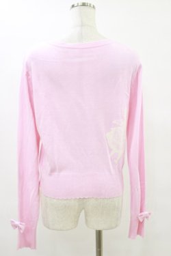 画像2: Angelic Pretty / Upside Down Story アリス カーディガン L ピンク H-25-07-11-030-AP-TO-NS-ZH