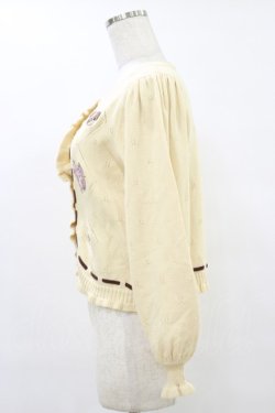画像3: axes femme kawaii / Rosy Bearニットカーデ M 生成り H-25-07-11-031-AX-TO-NS-ZH