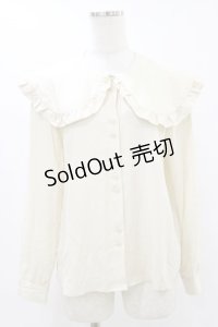 Fi.n.t / フリル使いビッグカラーブラウス Free L/BEIGE H-25-07-11-034-CA-BL-NS-ZH