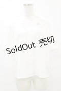 Fi.n.t / リトルローズ刺繍カットワーク衿ブラウス Free WHITE×BL H-25-07-11-036-CA-BL-NS-ZH