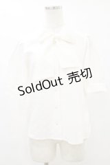 Fi.n.t / フラワージャガードボウタイブラウス Free OFF WHITE H-25-07-11-037-CA-BL-NS-ZH