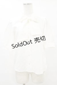 Fi.n.t / フラワージャガードボウタイブラウス Free OFF WHITE H-25-07-11-037-CA-BL-NS-ZH
