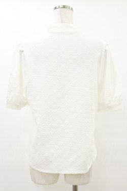 画像2: Fi.n.t / フラワージャガードボウタイブラウス Free OFF WHITE H-25-07-11-037-CA-BL-NS-ZH