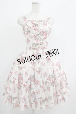画像1: Innocent World / パーティローズジャンパースカート M ピンク H-25-07-12-001-IW-OP-NS-ZH