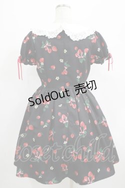 画像3: Ank Rouge / StrawberryBouquetワンピース M ブラック H-25-07-12-024-CA-OP-NS-ZH
