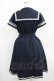 画像3: axes femme POETIQUE / ダブル釦セーラーワンピース M ネイビー H-25-07-12-025-AX-OP-NS-ZH (3)