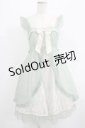 axes femme kawaii / レーシージャンパースカート M グリーン H-25-07-12-026-AX-OP-NS-ZH