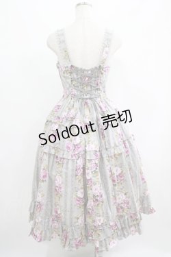 画像3: Innocent World / オールドイングリッシュローズジャンパースカート M グレー H-25-07-12-003-IW-OP-NS-ZH