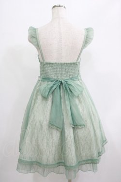 画像3: axes femme kawaii / レーシージャンパースカート M グリーン H-25-07-12-026-AX-OP-NS-ZH