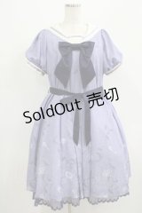 axes femme kawaii / 星座柄セーラーワンピース M ブルー H-25-07-12-027-AX-OP-NS-ZH
