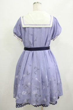 画像3: axes femme kawaii / 星座柄セーラーワンピース M ブルー H-25-07-12-027-AX-OP-NS-ZH