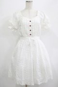axes femme POETIQUE / 【柴田あやなさんコラボ】コットンレースワンピース M オフ H-25-07-12-028-AX-OP-NS-ZH