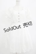 axes femme POETIQUE / 【柴田あやなさんコラボ】コットンレースワンピース M オフ H-25-07-12-028-AX-OP-NS-ZH