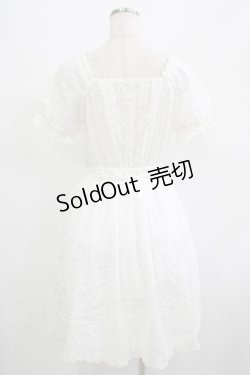 画像3: axes femme POETIQUE / 【柴田あやなさんコラボ】コットンレースワンピース M オフ H-25-07-12-028-AX-OP-NS-ZH