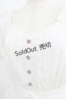 画像4: axes femme POETIQUE / 【柴田あやなさんコラボ】コットンレースワンピース M オフ H-25-07-12-028-AX-OP-NS-ZH