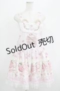 To Alice / StrawberryAnimalサロペットスカート M ピンク H-25-07-12-029-LO-OP-NS-ZH