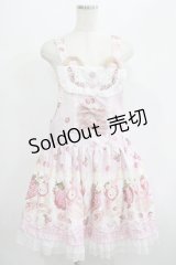 To Alice / StrawberryAnimalサロペットスカート M ピンク H-25-07-12-029-LO-OP-NS-ZH