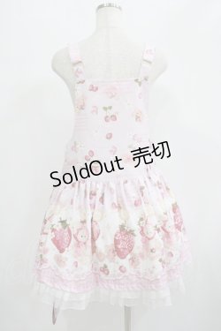 画像3: To Alice / StrawberryAnimalサロペットスカート M ピンク H-25-07-12-029-LO-OP-NS-ZH