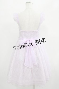 画像3: axes femme kawaii / レーシージャンパースカート M ラベンダー H-25-07-12-030-AX-OP-NS-ZH