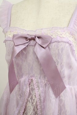 画像4: axes femme kawaii / レーシージャンパースカート M ラベンダー H-25-07-12-030-AX-OP-NS-ZH