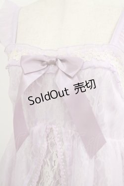 画像4: axes femme kawaii / レーシージャンパースカート M ラベンダー H-25-07-12-030-AX-OP-NS-ZH