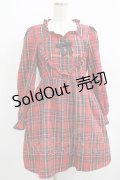 Ank Rouge / ハートメッセージワンピース M レッド H-25-07-12-031-CA-OP-NS-ZH