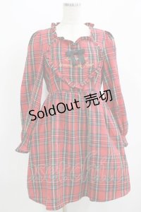 Ank Rouge / ハートメッセージワンピース M レッド H-25-07-12-031-CA-OP-NS-ZH