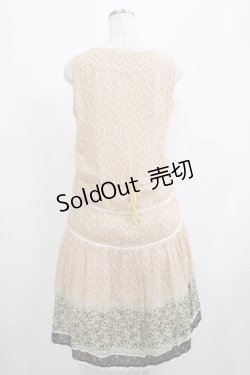 画像3: Cherir la femme / オリプリワンピース M ベージュ H-25-07-12-033-LO-OP-NS-ZH
