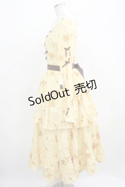 画像2: Innocent World / 金木犀ドレス L イエロー×生成/Yellow×Beige H-25-07-12-004-IW-OP-NS-ZH