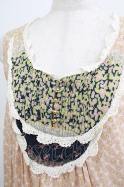 画像5: Cherir la femme / オリプリワンピース M ベージュ H-25-07-12-033-LO-OP-NS-ZH