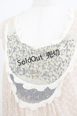 画像5: Cherir la femme / オリプリワンピース M ベージュ H-25-07-12-033-LO-OP-NS-ZH