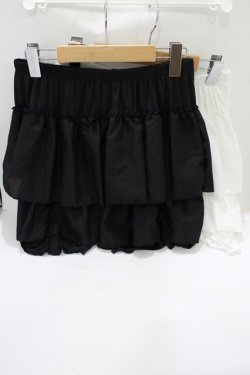 画像1: m petit by misako / ドロワーズセット L~LL ブラック/オフ H-25-07-12-039-LO-PA-NS-ZH