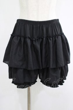 画像2: m petit by misako / ドロワーズセット L~LL ブラック/オフ H-25-07-12-039-LO-PA-NS-ZH