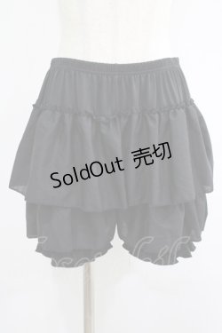 画像2: m petit by misako / ドロワーズセット L~LL ブラック/オフ H-25-07-12-039-LO-PA-NS-ZH