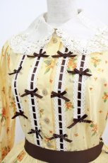 画像4: Innocent World / 金木犀ドレス L イエロー×生成/Yellow×Beige H-25-07-12-004-IW-OP-NS-ZH (4)
