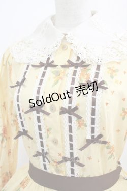 画像4: Innocent World / 金木犀ドレス L イエロー×生成/Yellow×Beige H-25-07-12-004-IW-OP-NS-ZH
