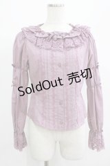 Innocent World / トーションレースラウンドネックブラウス M アンティークローズ H-25-07-12-041-IW-BL-NS-ZH