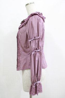 画像2: Innocent World / トーションレースラウンドネックブラウス M アンティークローズ H-25-07-12-041-IW-BL-NS-ZH