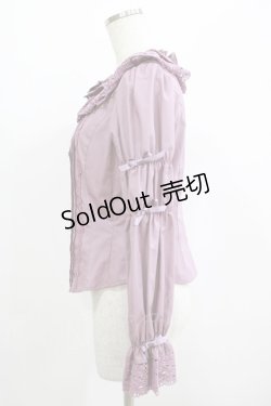画像2: Innocent World / トーションレースラウンドネックブラウス M アンティークローズ H-25-07-12-041-IW-BL-NS-ZH
