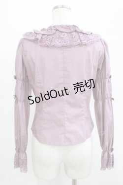 画像3: Innocent World / トーションレースラウンドネックブラウス M アンティークローズ H-25-07-12-041-IW-BL-NS-ZH