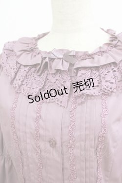 画像4: Innocent World / トーションレースラウンドネックブラウス M アンティークローズ H-25-07-12-041-IW-BL-NS-ZH