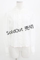 Innocent World / ホイップレース衿ブラウス M オフ H-25-07-12-042-IW-BL-NS-ZH