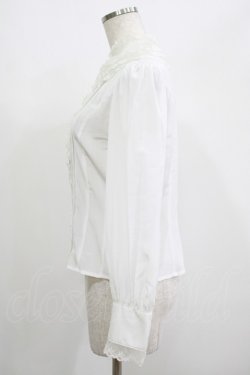 画像2: Innocent World / ホイップレース衿ブラウス M オフ H-25-07-12-042-IW-BL-NS-ZH
