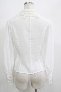 画像3: Innocent World / ホイップレース衿ブラウス M オフ H-25-07-12-042-IW-BL-NS-ZH