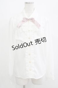 Amavel / Dolly レースジャボブラウス Free オフ/ピンク H-25-07-12-045-CA-BL-NS-ZH