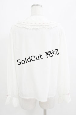 画像3: axes femme kawaii / はしごレースブラウス M オフ/ピンク H-25-07-12-048-AX-BL-NS-ZH