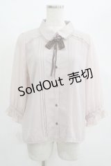 axes femme / バラモチーフブラウス M ピンク H-25-07-12-049-AX-BL-NS-ZH