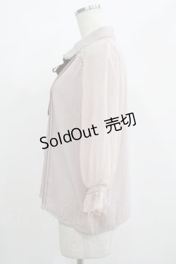 画像2: axes femme / バラモチーフブラウス M ピンク H-25-07-12-049-AX-BL-NS-ZH